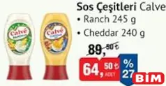 CALVE SOS ÇEŞİTLERİ
